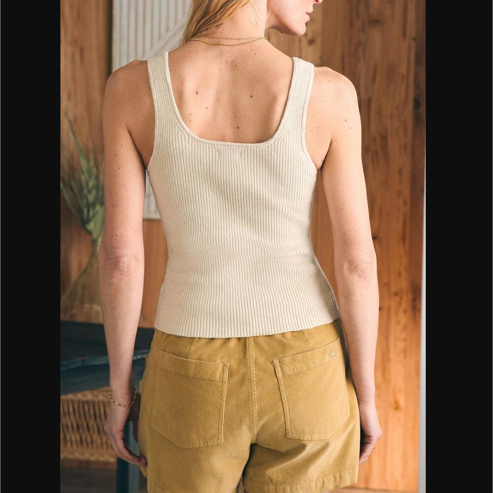 Faherty Rue Sweater Tank Size M - Picture 8 of 8